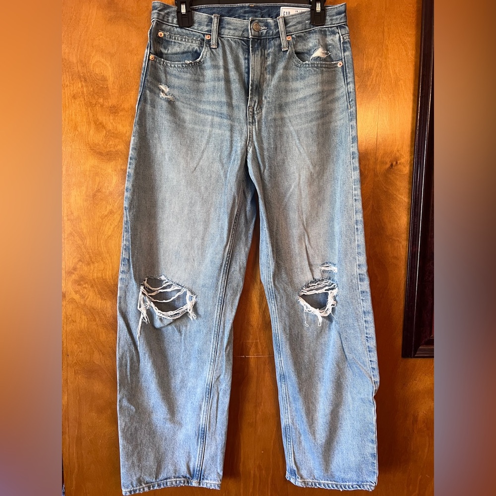 GAP BARREL HIGH RISE JEANS SIZE 28